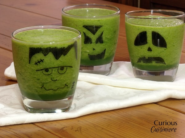 Halloween Green Smoothie from Curious Cuisiniere