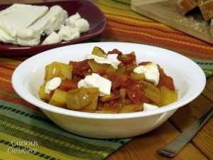 Paneer and Potato Curry (Aloo Paneer) from Curious Cuisiniere