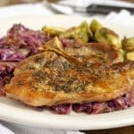 Apple Cider Pork with Red Cabbage and Oak Aged Apple Cider #winePW 5