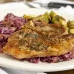 Apple Cider Pork with Red Cabbage