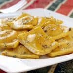 Pumpkin Ravioli with Tarragon