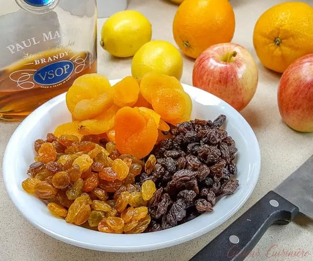 Dried fruit for Homemade Mincemeat | Curious Cuisiniere