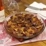 Layered Sweet Potato and Apple Bake with Cranberry Blush #winePW 6