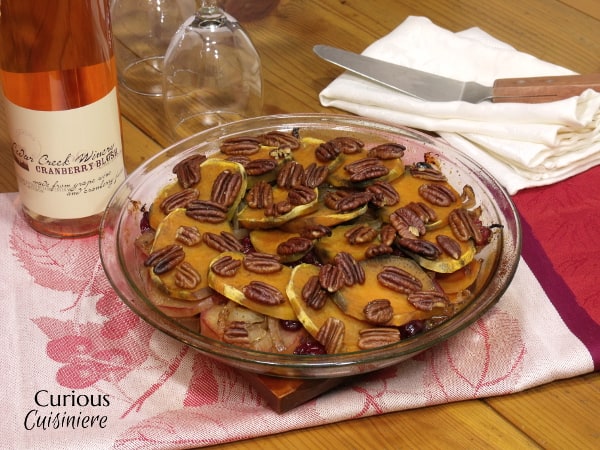 Layered Sweet Potato and Apple Bake from Curious Cuisiniere