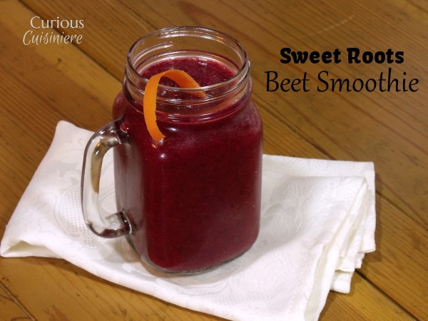 Sweet Roots Beet Smoothie from Curious Cuisiniere