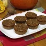 Lightened Up Mini Pumpkin Pies