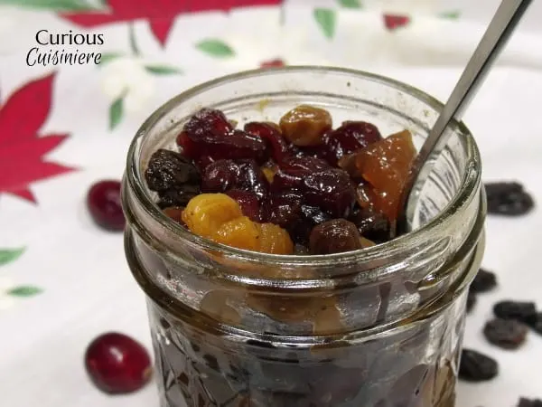 What is mincemeat? We're here to break down the confusion behind this boozy fruit concoction and share a recipe to make your own homemade mincemeat. | Curious Cuisiniere