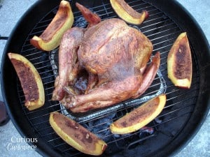 Grill Smoked Turkey from Curious Cuisiniere #thanksgiving