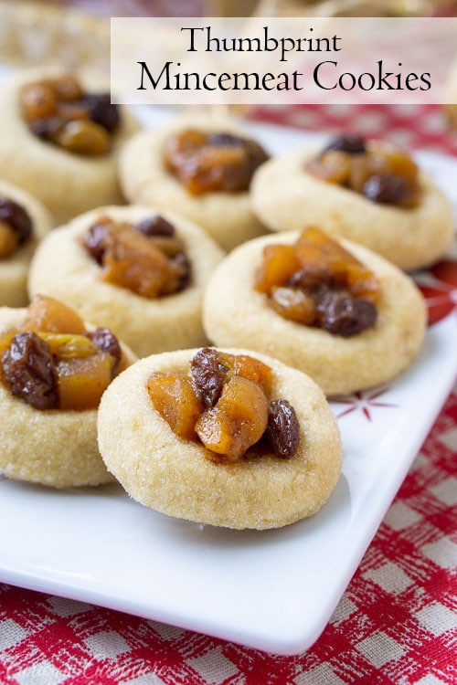Thumbprint Mincemeat Cookies • Curious Cuisiniere