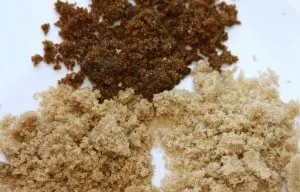 Different types of sugar - http://en.wikipedia.org/wiki/Muscovado