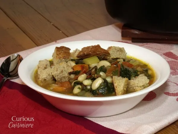 Ribollita (Tuscan Vegetable Stew) from Curious Cuisiniere
