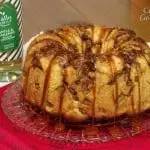 Spiced Apple Monkey Bread with White Wine Caramel Sauce