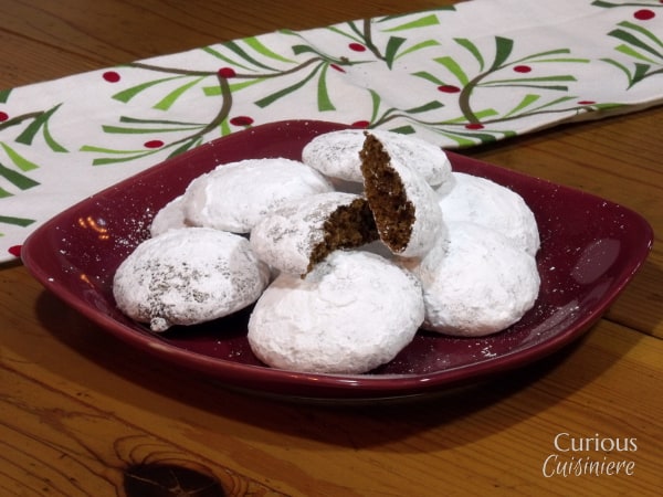Pfeffernüsse from Curious Cuisiniere #fbcookieswap #holidaybaking