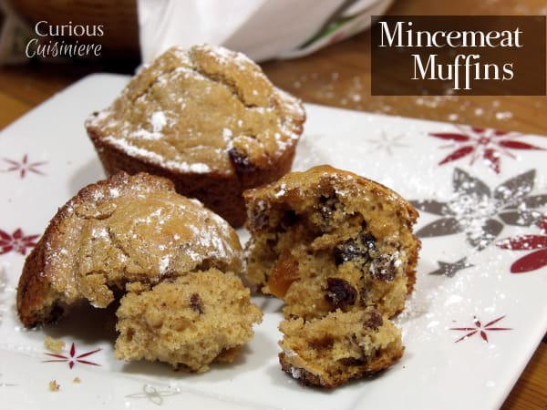 These light and fluffy, Mincemeat Muffins make for the perfect, festive Christmas muffins! - Curious Cuisiniere