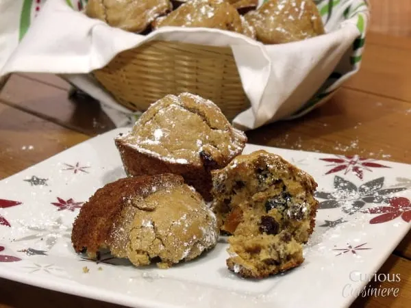 These light and fluffy, Mincemeat Muffins make for the perfect, festive Christmas muffins! - Curious Cuisiniere