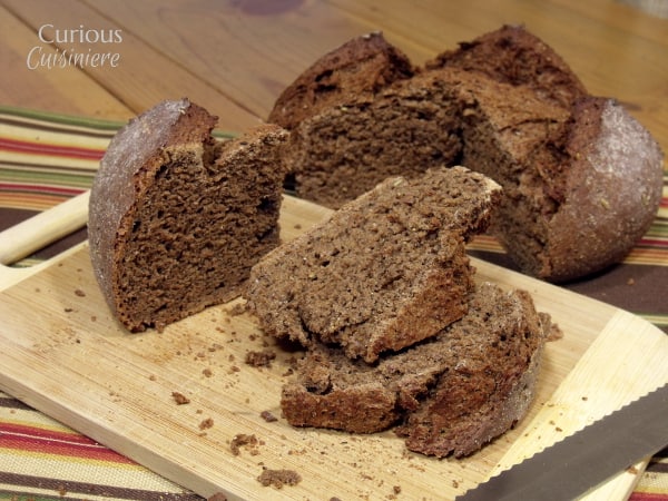 Russian Black Bread from Curious Cuisiniere #sundaysupper