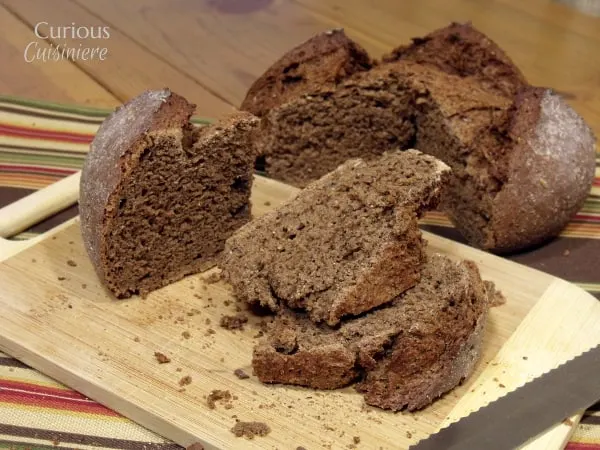 Russian Black Bread from Curious Cuisiniere #sundaysupper