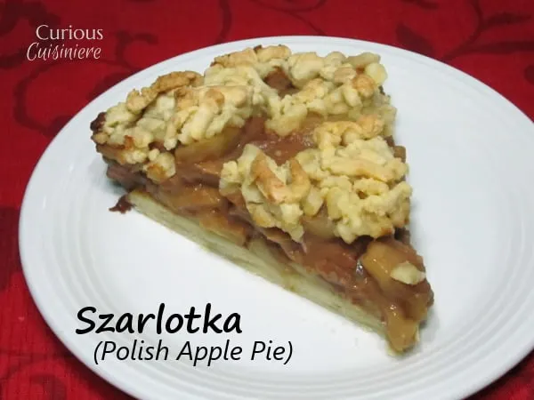 Szarlotka (Polish Apple Pie) from Curious Cuisiniere