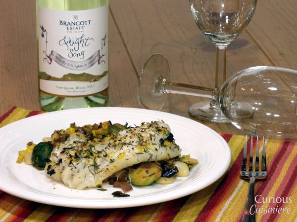 With all the flavor of lemon and thyme, this easy to prepare grouper recipe tastes indulgent, while fitting into your healthy resolutions. | www.CuriousCuisiniere.com