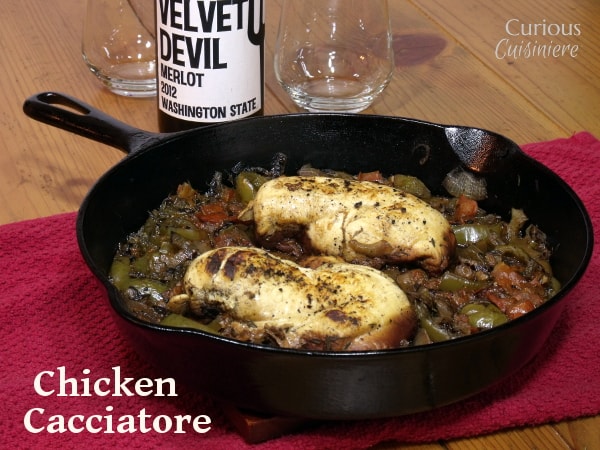 Chicken Cacciatore from Curious Cuisiniere