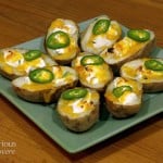 Jalapeno Popper Potato Skins