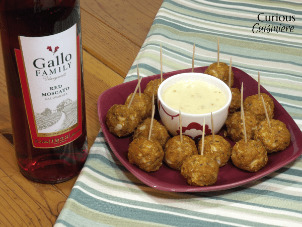 Mexican Chicken Meatballs with Queso from Curious Cuisiniere #SundaySupper