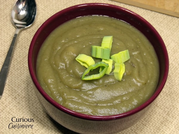 French Potato Leek Soup from Curious Cuisiniere #SundaySupper
