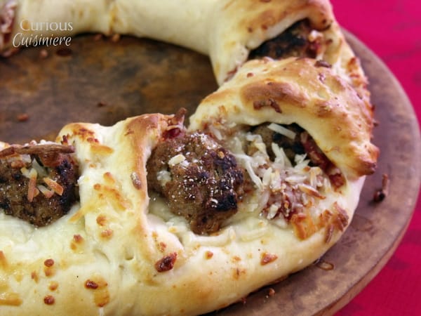 Meatball Sub Ring from Curious Cuisiniere
