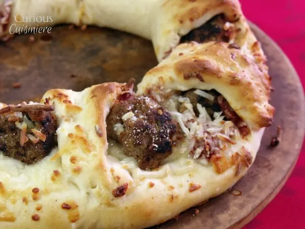 Meatball Sub Ring from Curious Cuisiniere