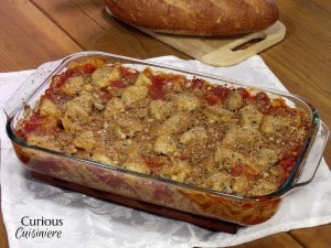 Chicken Parmesan Pasta Bake from Curious Cuisiniere