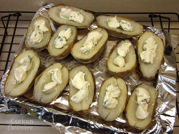 Jalapeno Popper Potato Skins from Curious Cuisiniere