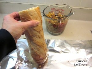 Southwest Stuffed Baguette from Curious Cuisiniere