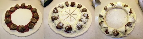 Meatball Sub Ring from Curious Cuisiniere