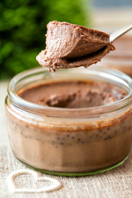 A bite of Chocolate Pots de creme