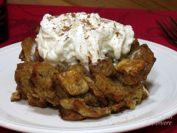 Tiramisu Bread Pudding from Curious Cuisiniere