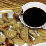 Pork Potstickers with Blueberry Hoisin Sauce #TripleSBites