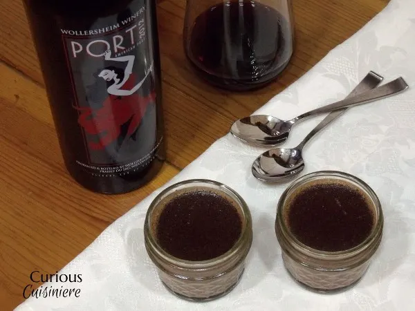 Chocolate Pots de Crème from Curious Cuisiniere