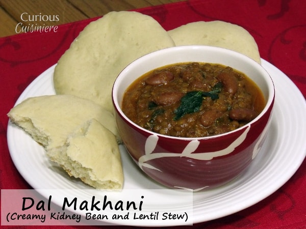 Dal Makhani (Creamy Kidney Bean and Lentil Stew) from Curious Cuisiniere