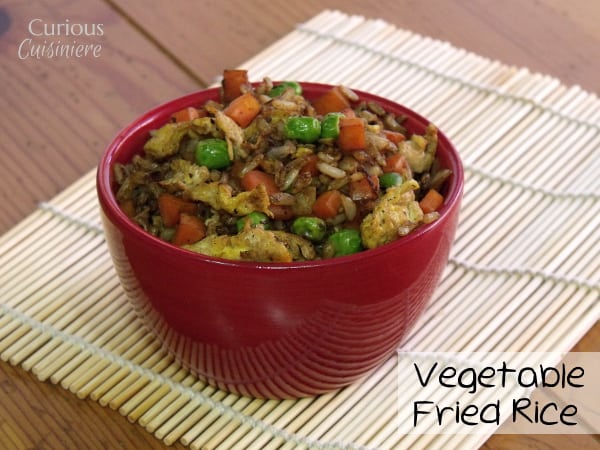 Vegetable Fried Rice from Curious Cuisiniere