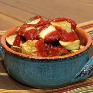 Patatas Bravas Spanish Tapas from Curious Cuisiniere