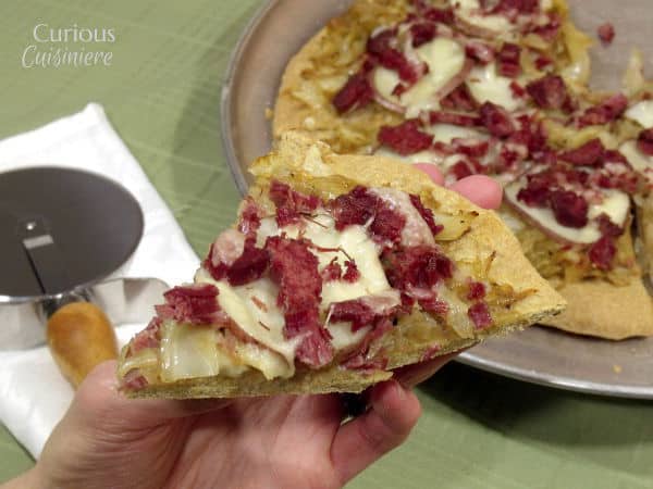 Corned Beef And Cabbage Pizza Curious Cuisiniere