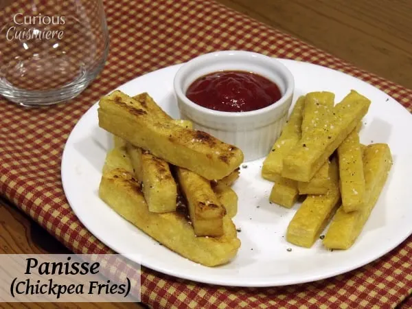 Panisse - Chickpea Fries from Curious Cuisiniere