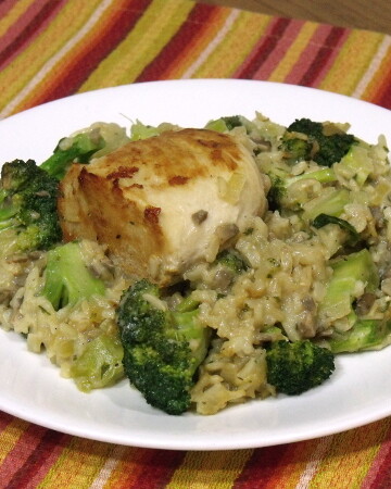 Chicken Rice Casserole from Curious Cuisiniere