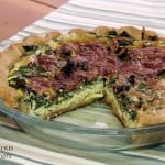 Quiche Florentine (Spinach Quiche) #SundaySupper