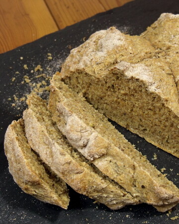 Cracked Pepper Caraway Irish Soda Bread from Curious Cuisiniere