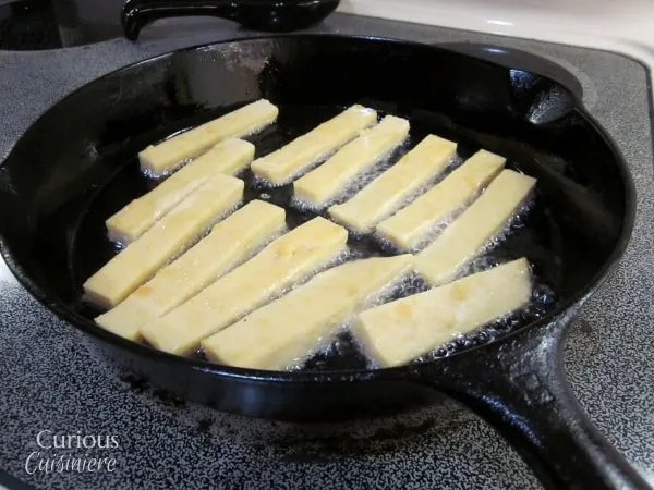 Panisse - Chickpea Fries from Curious Cuisiniere