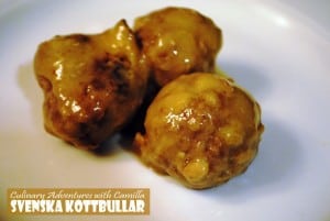Svenska Kottbullar (Swedish Meatballs) By Culinary Adventures with Camilla