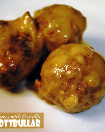 Svenska Kottbullar (Swedish Meatballs) By Culinary Adventures with Camilla