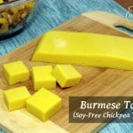Burmese Tofu (Soy Free Chickpea Tofu) from Curious Cuisiniere