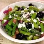 Greek Style Asparagus Salad #SundaySupper